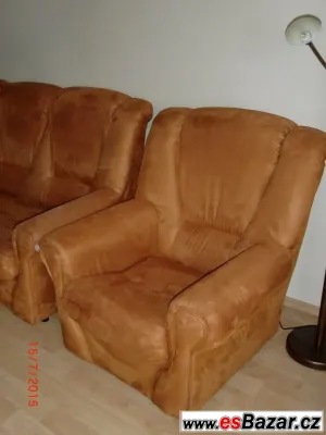Rozkládací sedačka s křeslem