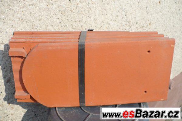 Střešní tašky pálené bobrovky 19x40 – fotografie 1