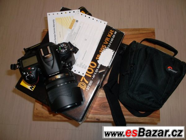 Nikon D7100+18-105 AF-SDX VR+brašna – fotografie 1