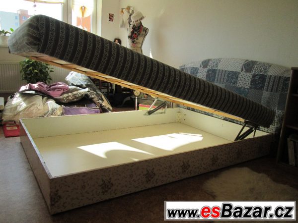Postel 200x140 s úl pr bez matrace – fotografie 4