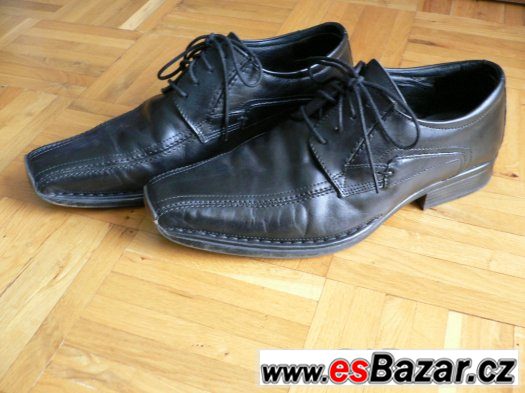 Pánské polobotky (k obleku) zn. Baťa – fotografie 1