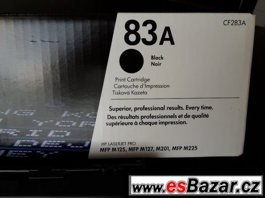 Toner HP 83A (CF283A) - prázdný, k naplnění – fotografie 4