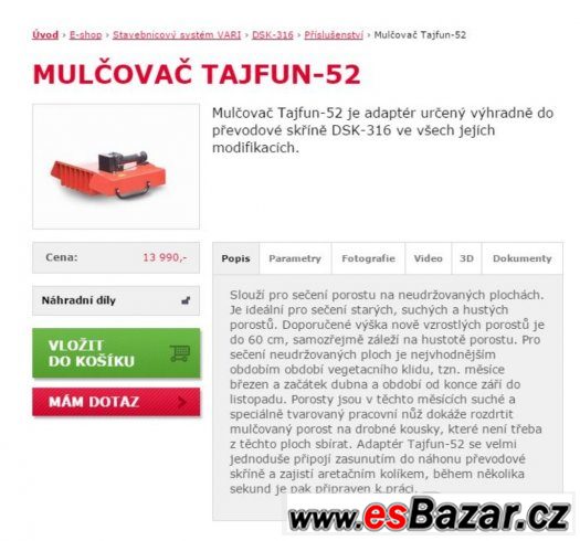 Tera Vari Tajfun 52 mulčovač – fotografie 5