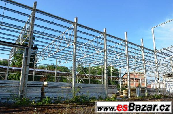 Ocelová hala 60m x 60m x 8m zánovní – fotografie 1