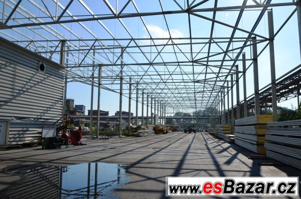 Ocelová hala 60m x 60m x 8m zánovní – fotografie 2