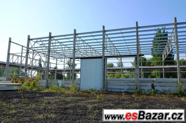 Ocelová hala 60m x 60m x 8m zánovní – fotografie 3