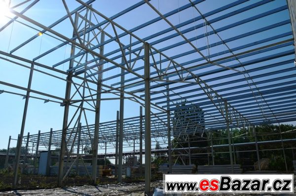 Ocelová hala 60m x 60m x 8m zánovní – fotografie 4