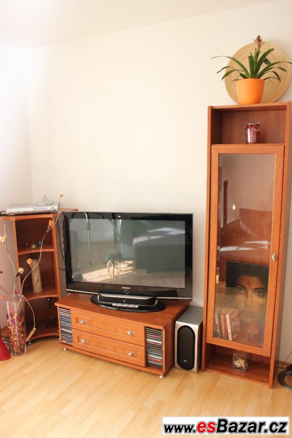 Obývací set - třešeň, sklo – fotografie 1