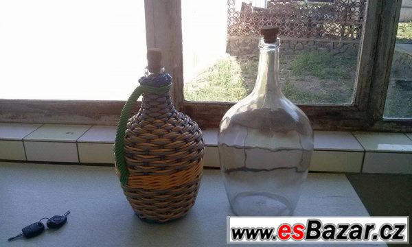 Prodám skleněné demižony, hoboky – fotografie 1