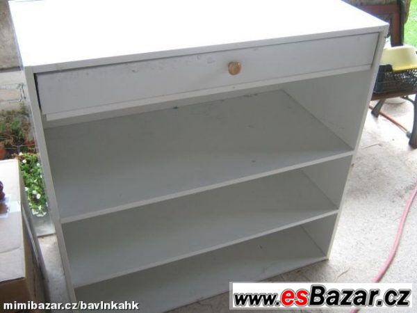 Prodejní pult 103x100x52cm bílý – fotografie 2