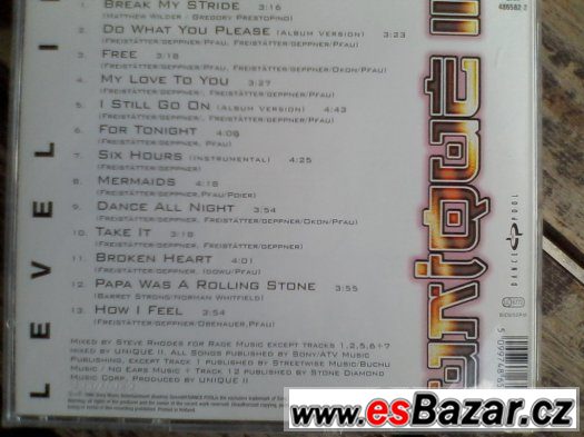 UNIQUE II-LEVEL II (cd) – fotografie 2