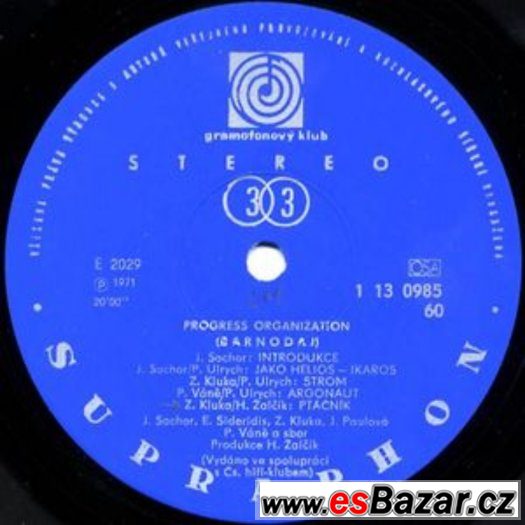 LP THE PROGRESS ORGANIZATION -1971 (1.vydání) – fotografie 3