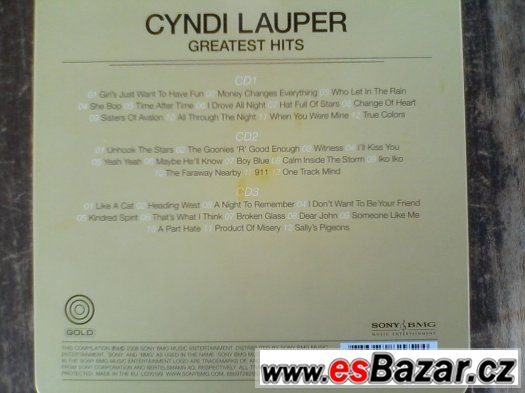 CYNDI LAUPER-GREATEST HITS (3cd) – fotografie 2