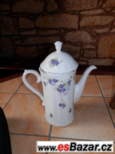 Porcelánová konévka malovaná. značená Bavaria – fotografie 4