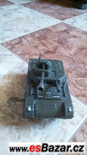 Plechový tank JOUSTRA Nº10 TCHAD TIN TANK PANZER 1960 MADE I – fotografie 1