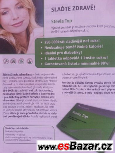 Stevia tabletky 1000 ks – fotografie 2