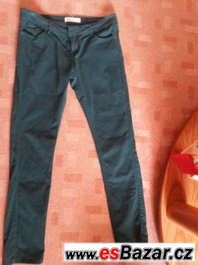 Zelené denim kalhoty 42/44 – fotografie 2