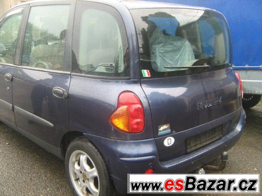 Fiat Multipla 1,6 16V 76Kw 2000 – fotografie 5