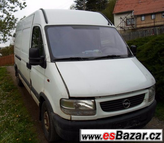 Opel Movano 2.8 DTI rok 2001 - Náhradní díly – fotografie 1