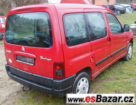 Citroen Berlingo (Peugeot Partner) 1,9D - Veškeré díly – fotografie 2