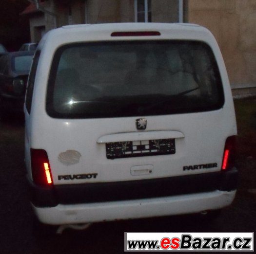 Peugeot Partner (Citroen Berlingo) 1,9D - Veškeré díly – fotografie 1