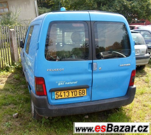 Peugeot Partner 1,6i + CNG (zemní plyn) - rok 2003 – fotografie 2
