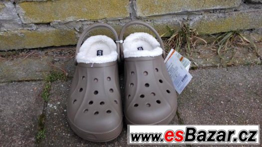 croc boty pánské do zelena vel 45-46 zateplené – fotografie 1