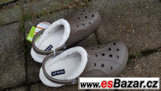 croc boty pánské do zelena vel 45-46 zateplené – fotografie 4