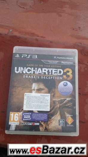 UNCHARTED 3 originál hra playstation 3 ps3 – fotografie 1