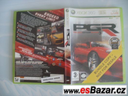 project gotham racing xbox360 box 360 originál hra – fotografie 1
