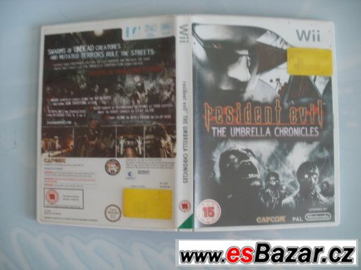 resident evil the umbrella chronicles nintendo wii – fotografie 1