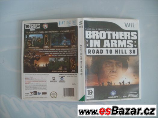 brothers in arms road to hill 30 nintendo wii originál hra – fotografie 1