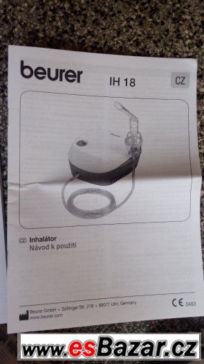inhalator beurer ih 18 pouze vybalený – fotografie 5