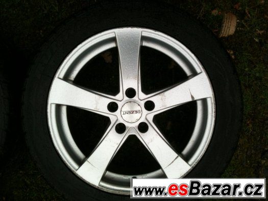 Alu disky 17" 5x108 a zimní pneu 225/50 – fotografie 2