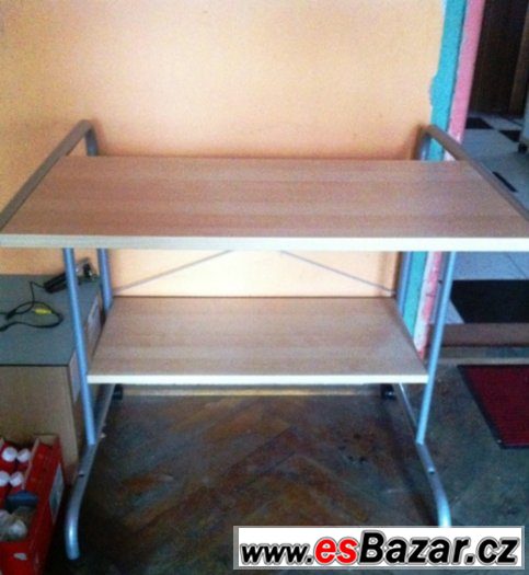 PC stůl dub/alu PC 1890 kč 70% sleva – fotografie 1