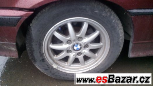 prodám alu kola na bmw e36 originál 15 palcová – fotografie 1