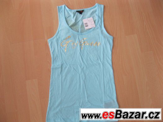 Tílko Guess s křídly- modré- vel.S – fotografie 3
