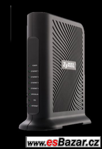 ADSL MODEM, WIFI ROUTER ZYXEL+ DVB setobox – fotografie 1