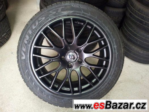 Černý mat kola-Hankook na elektronech,275/45R20,5x130 – fotografie 1