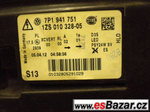 vw touareg levy xenon 7P1 941 751 – fotografie 2