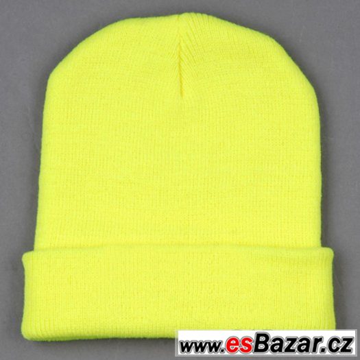 Nová čepka-elastická-neonová žlutá – fotografie 1