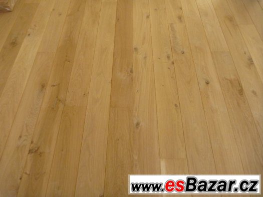 Dřevěná podlaha dub masiv š. 10cm – fotografie 1