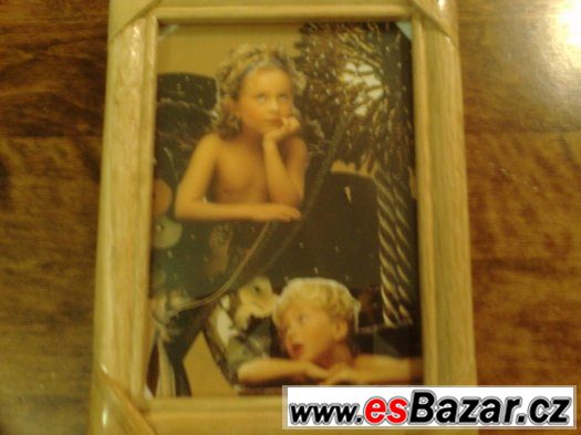 krásný obrázek Andělé štěstěny13x 18 cm s rámečkem – fotografie 1
