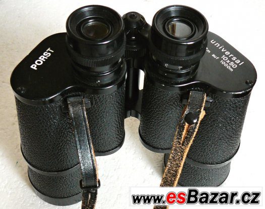 Německý dalekohled TRIEDR- PORST universal 10 x 50 s brašnou – fotografie 1