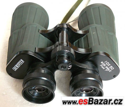 Japonský dalekohled TRIEDR REVUE 10 x 50 s brašnou – fotografie 5