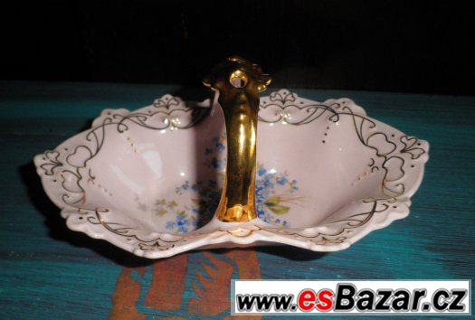 RUŽOVÝ  PORCELÁNOVÝ  KOŠÍČEK – fotografie 2
