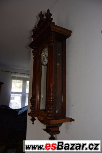 Starožitné řezbované hodiny Junghans, r 1905 – fotografie 4