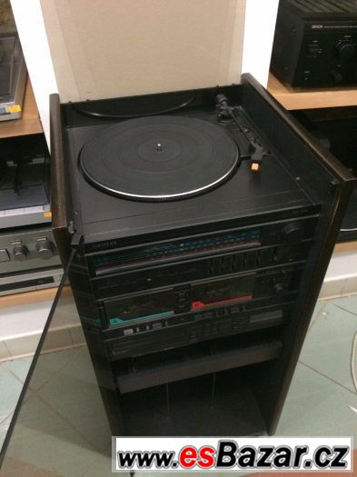 Sestava SIEMENS Gramofon, Zesilovač, Tapedeck, CD Player – fotografie 1