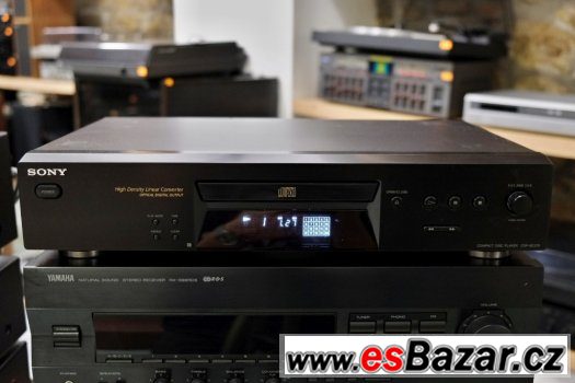 CD Player SONY CDP-XE370 / Jako nový / Dálkové Ovládání – fotografie 1