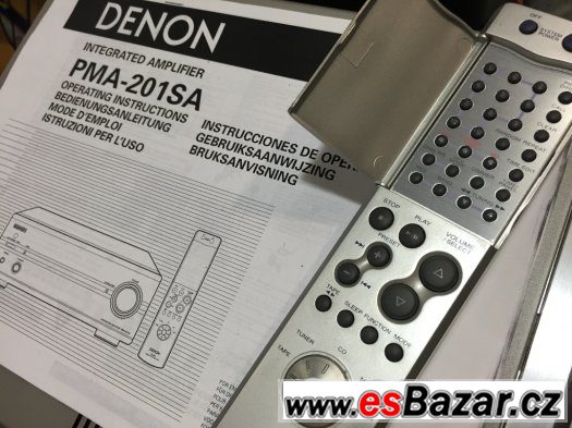 Zesilovač Denon PMA-201SA / Dálkové Ovládání, Manuál – fotografie 2